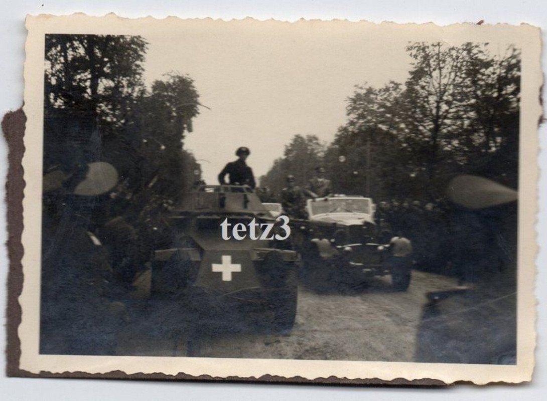 Polen39 Warschau Einmarsch Empfang SDkfz PKW Küb