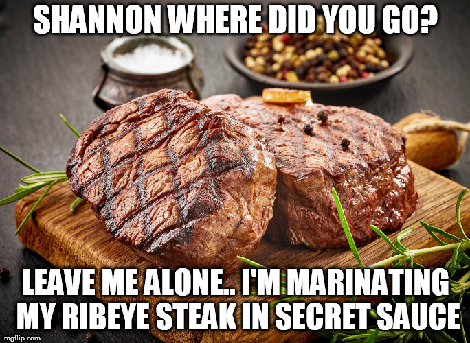 [Image: Shannon-ribeye-steak-secret-sauce.jpg]