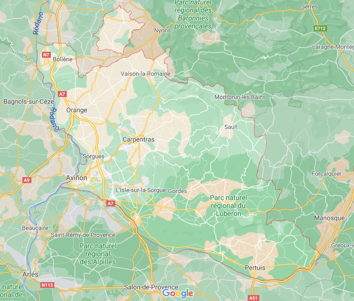 VAUCLUSE -PROVENZA- (Avignon, Orange, Gordes, ...) - Diarios - Itinerarios, Region-Francia (11)