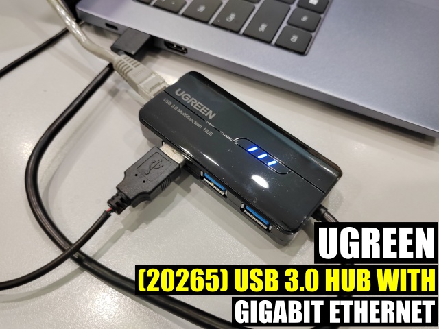 ugreen usb 3.0 hub with gigabit ethernet adapter