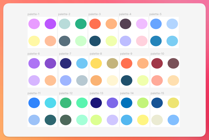 Color palettes