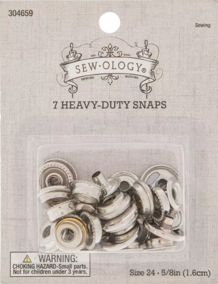 Heavy duty snaps