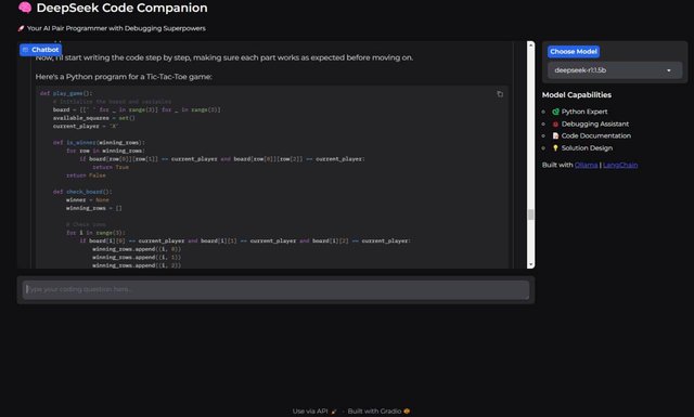 DeepSeek Code Companion