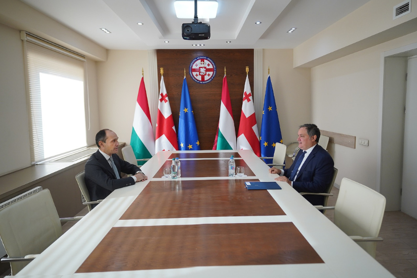 ლევან დავითაშვილმა უნგრელ კოლეგასთან სავაჭრო-ეკონომიკური ურთიერთობების გაღრმავების საკითხები განიხილა