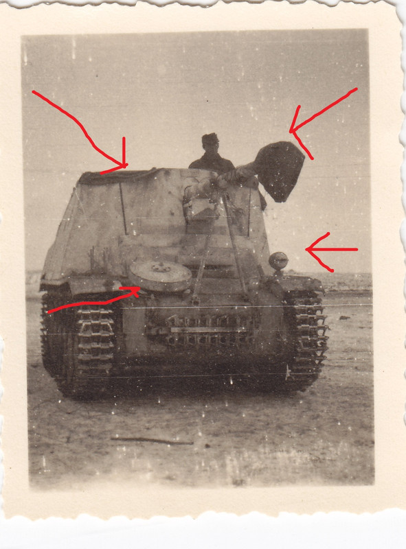 Panzerjäger Marder II SFL mit weißer Winter-Tarn