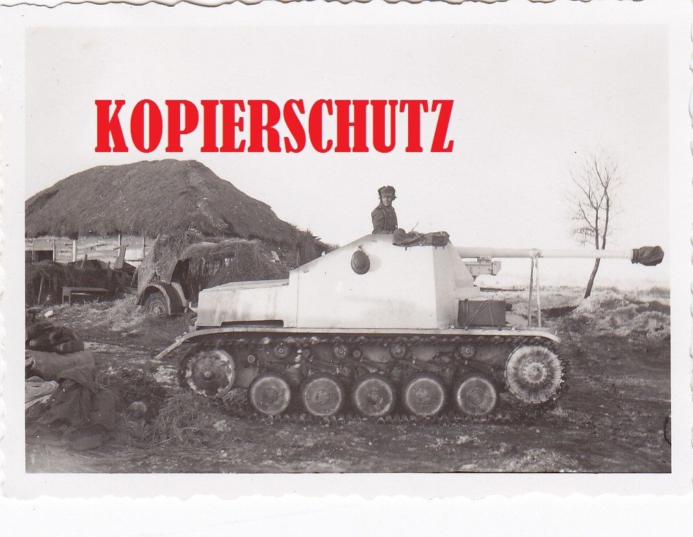 Panzerjäger Marder II SFL Wintertarnung weiß gek