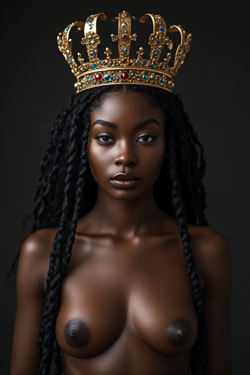 Naked-ebony-Queen-crown-stands-(18)