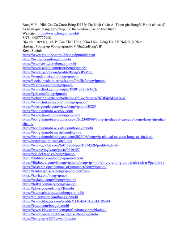 BongVIP - Nhà Cái Cá Cược Bóng Đá Uy Tín Nhất Châu Á