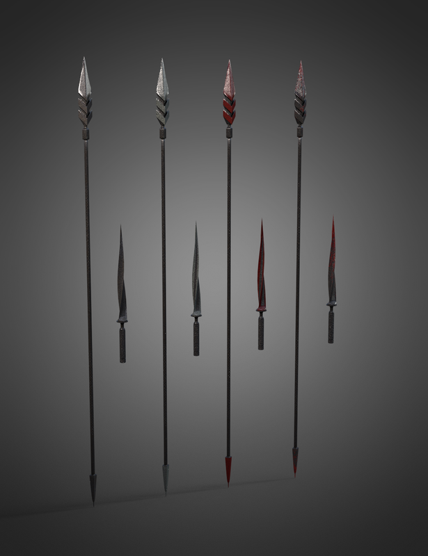 Lethal Knives and Staves for Genesis 8 V02