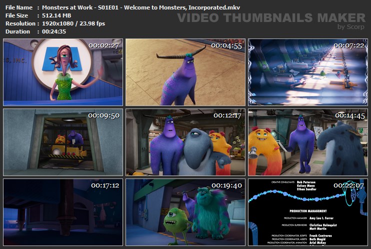 Monsters at Work - S01E01 - Welcome to Monsters, Incorporated.mkv