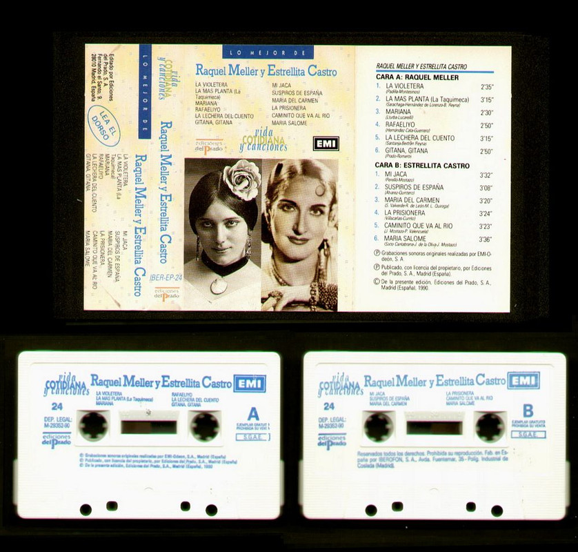 CS412 - Raquel Meller Y Estrellita Castro - Lo Mejor De Raquel Meller Y Estrellita Castro (1990)