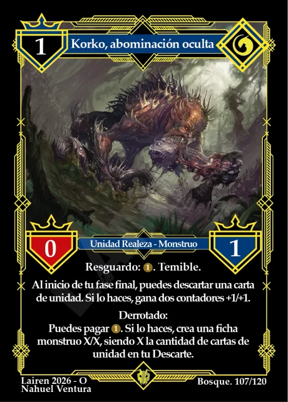 KORKO, ABOMINACIÓN OCULTA