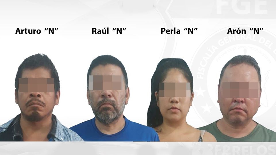 Aprehenden en Morelos a una mujer y tres hombres armados; serían miembros de grupo criminal