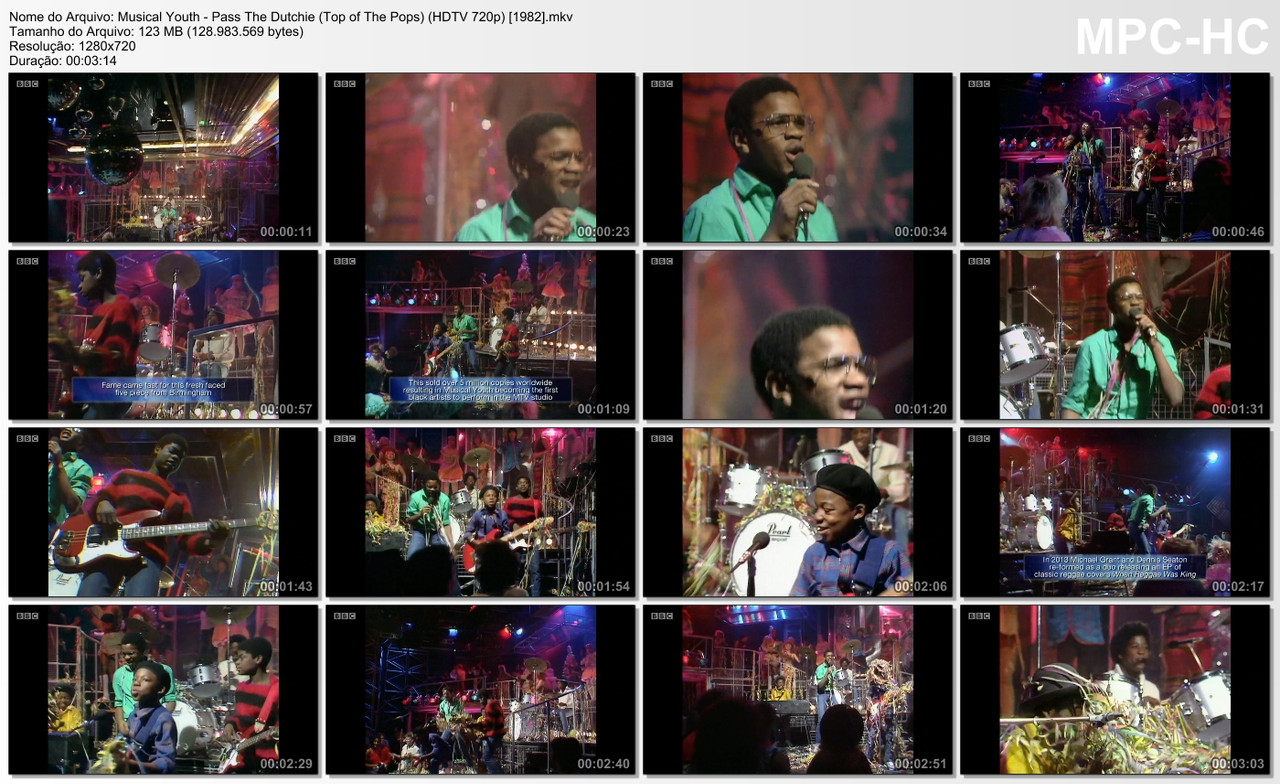 Musical Youth - Pass The Dutchie (Top of The Pops) (HDTV 720p) [1982]