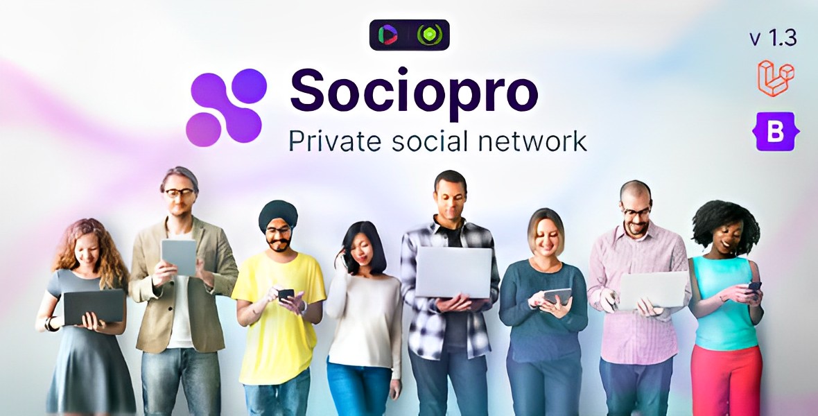 Sociopro – The Ultimate Private Social Network PHP