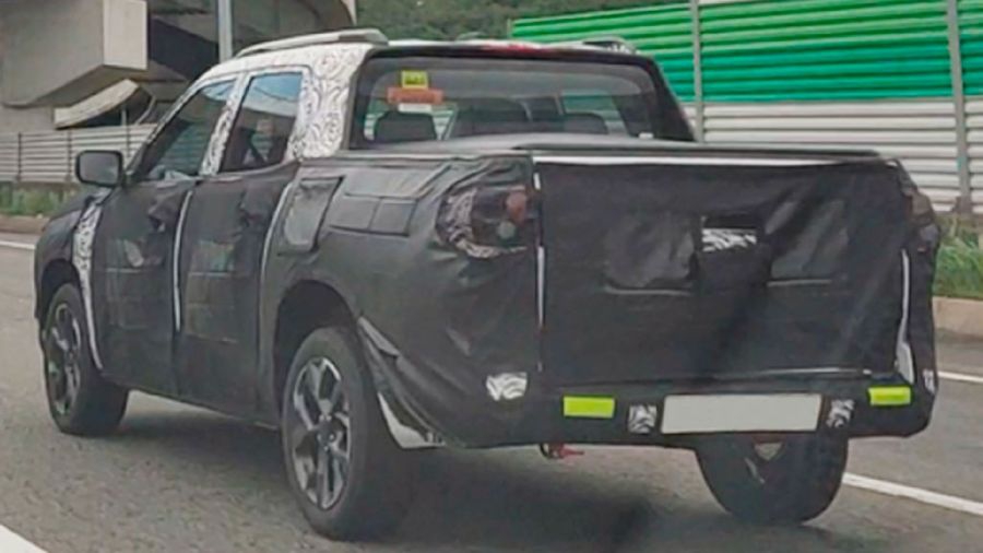 Así sería la parte trasera de la nueva Chevrolet Montana