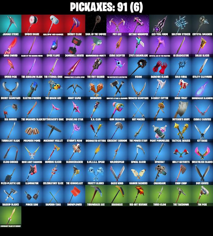 pickaxes comp