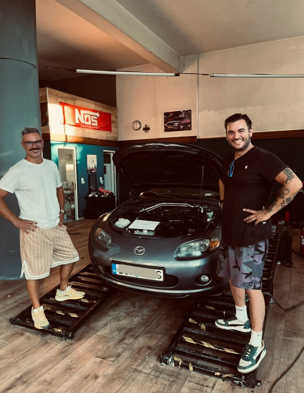 MX5 NC 2.5 dyno graph DMS Tuned