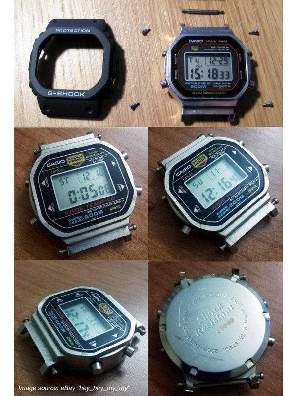 g shock screw back