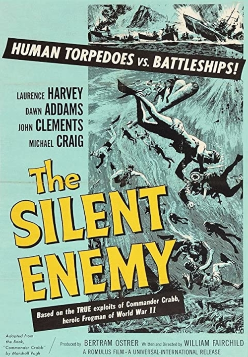 Cichy wróg / The Silent Enemy (1958) PL.1080p.BDRip.DD.2.0.x264-OK | Lektor PL