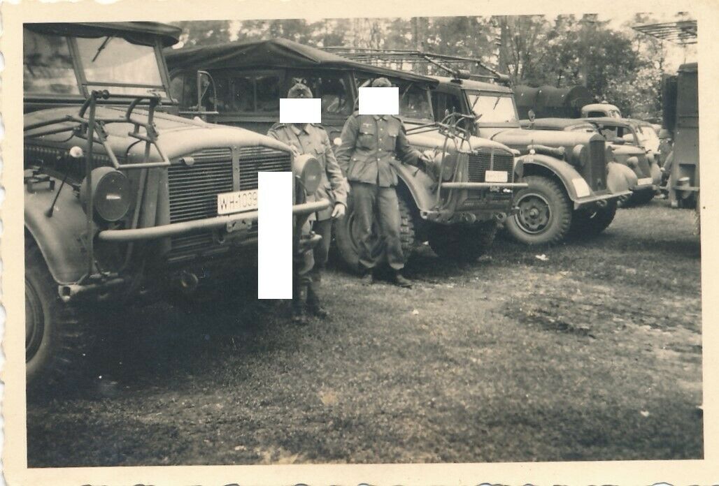 Russland deutscher schwerer PKW Kübelwagen Funkwagen Nummernschi