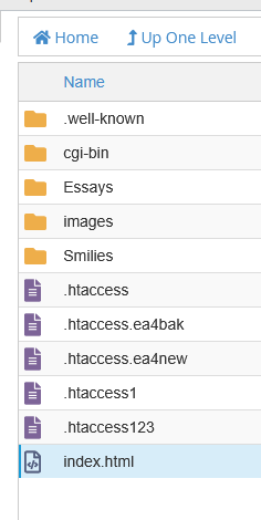 Blue Host File Manager