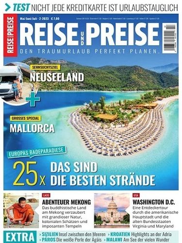 Cover: Reise und Preise Magazin No 02 Mai Juni 2023