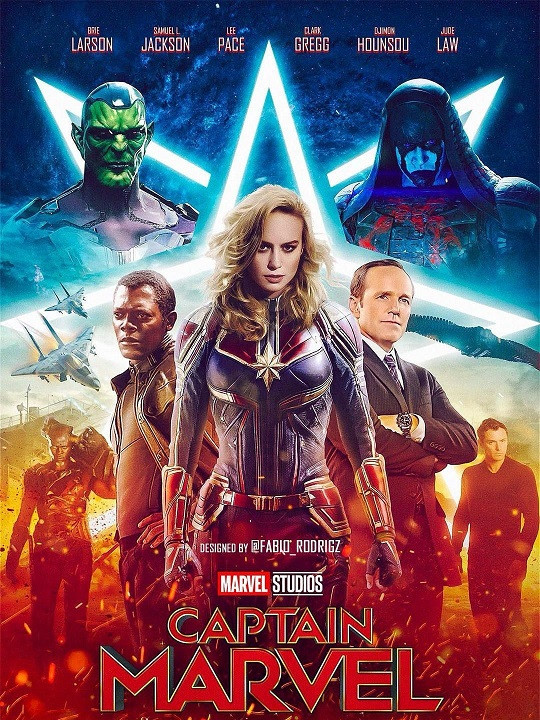 Captain Marvel (2019) Dual Audio Hindi 720p HDRip x264 950MB Esubs