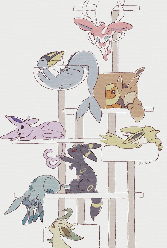 eevee-sylveon-umbreon-glaceon-vaporeon-a