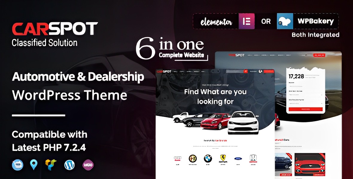 CarSpot – Automotive Car Dealer WordPress Classified Theme