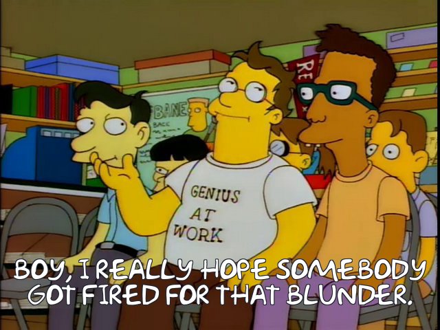 blunder