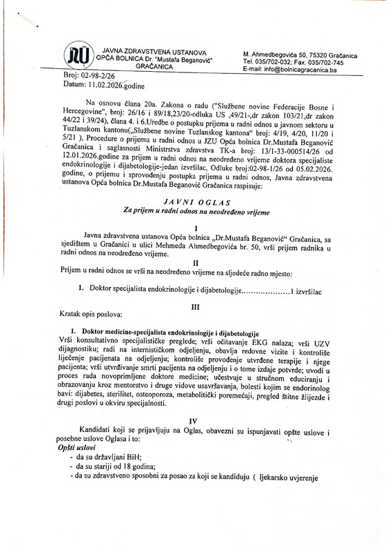 Javni oglas za prijem radnika u radni odnos (2) page 0001
