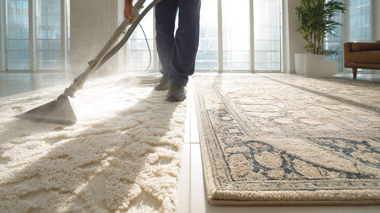Чистка разных типов ковров: синтетический и натуральный