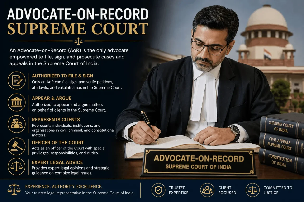 Advocate-on-Record in the Supreme Court: Role, Eligibility, Fees and Filing Process