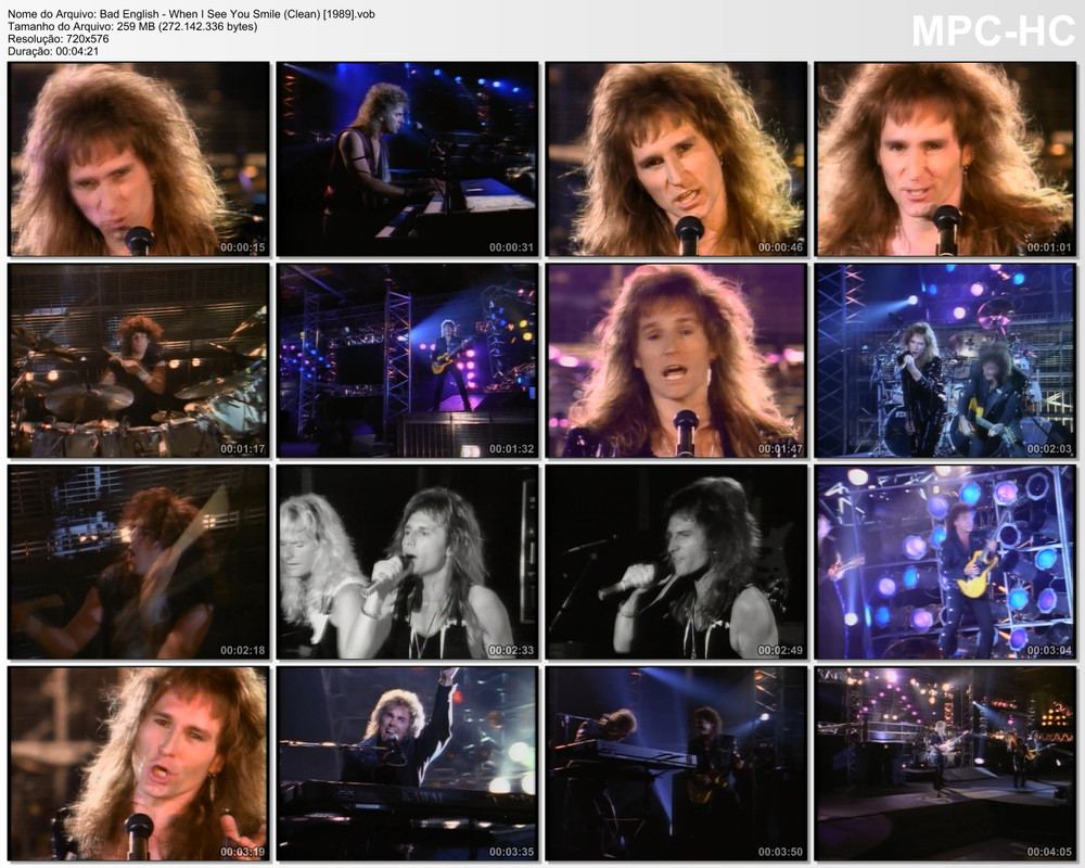 Bad English - When I See You Smile (Clean) [1989]