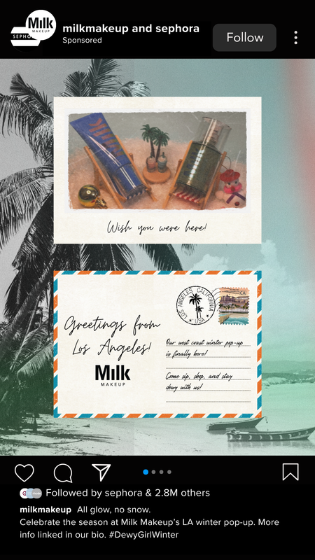 Instagram post: Greetings from LA