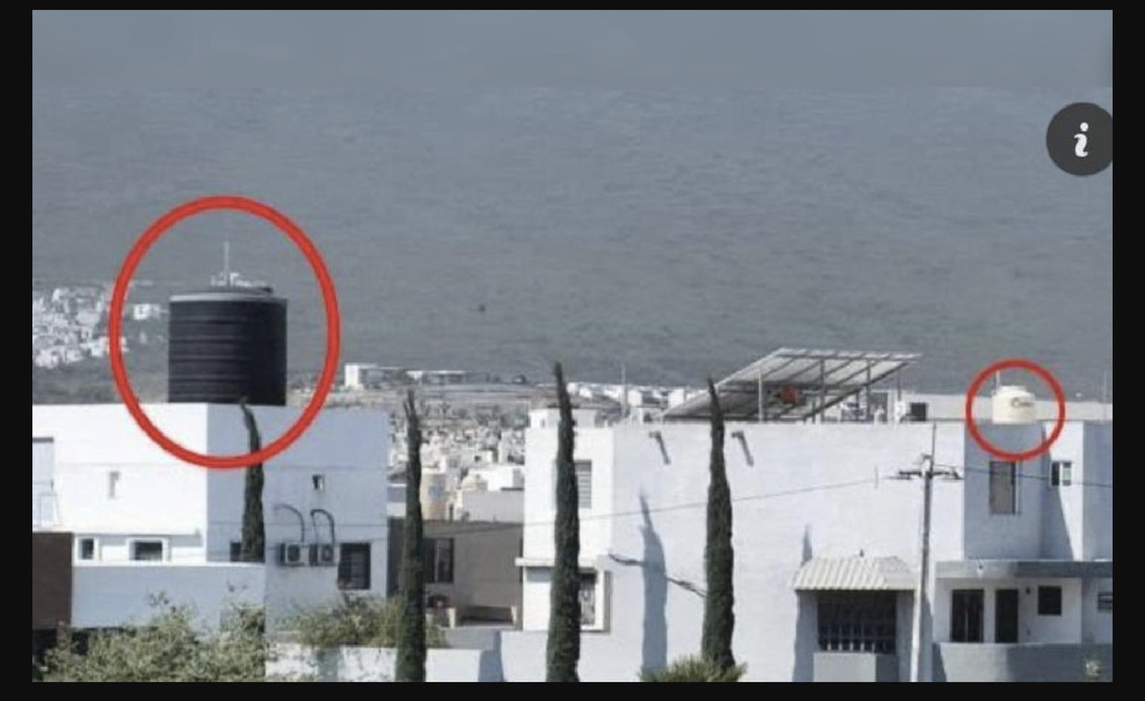 Sequía en Nuevo León: Familia instala un tinaco gigante y se hace viral