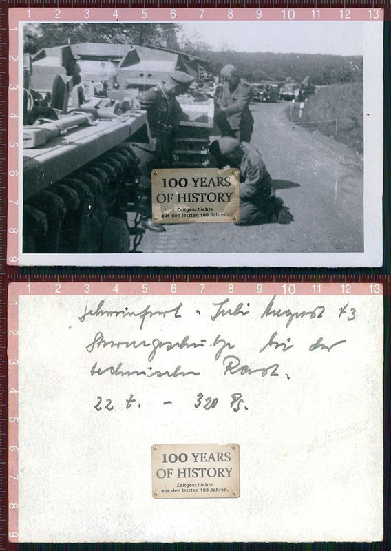 Orig. Foto German Panzer Tank Sturmgeschütz 1943