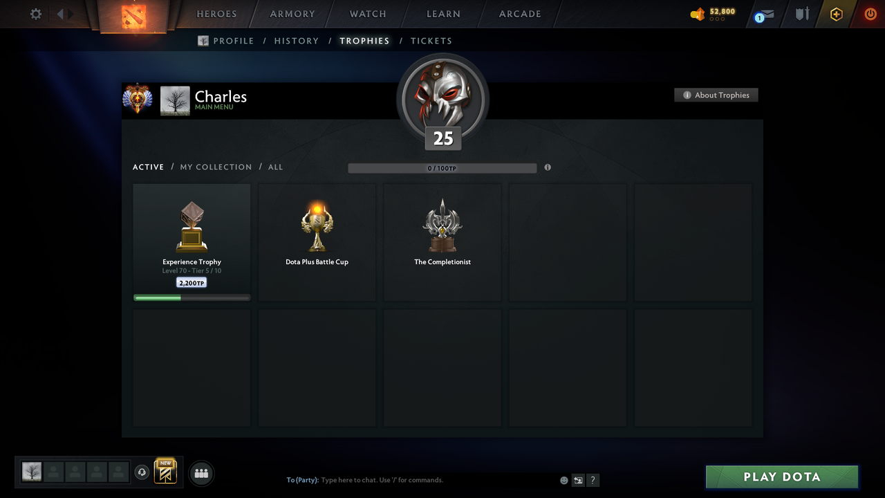 Dota 2 Account  MMR