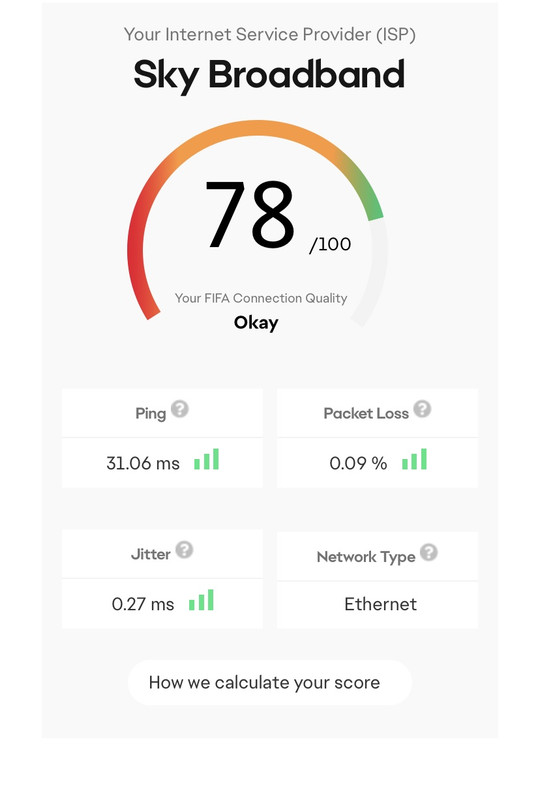 ea fifa connection quality