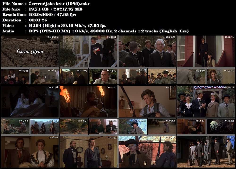 Červené jako krev / Blood Red (1989)