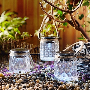 Solar glass jar Light 81056/81057/81183