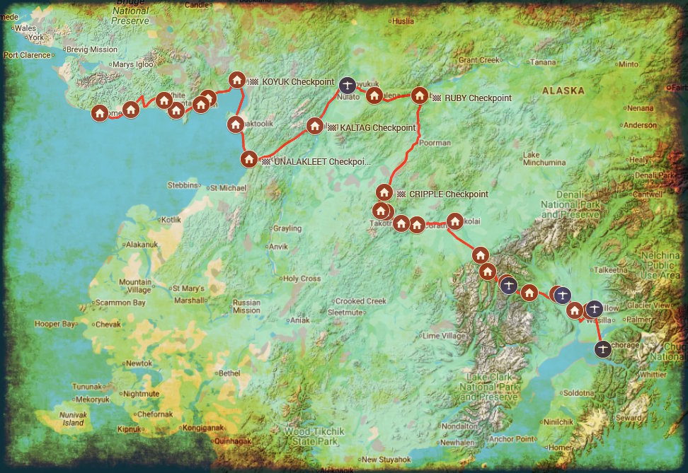 Virtual Iditarod Air Forces 2026 My Google Maps Iditarod 2026 X IDIT2026Trail Promo