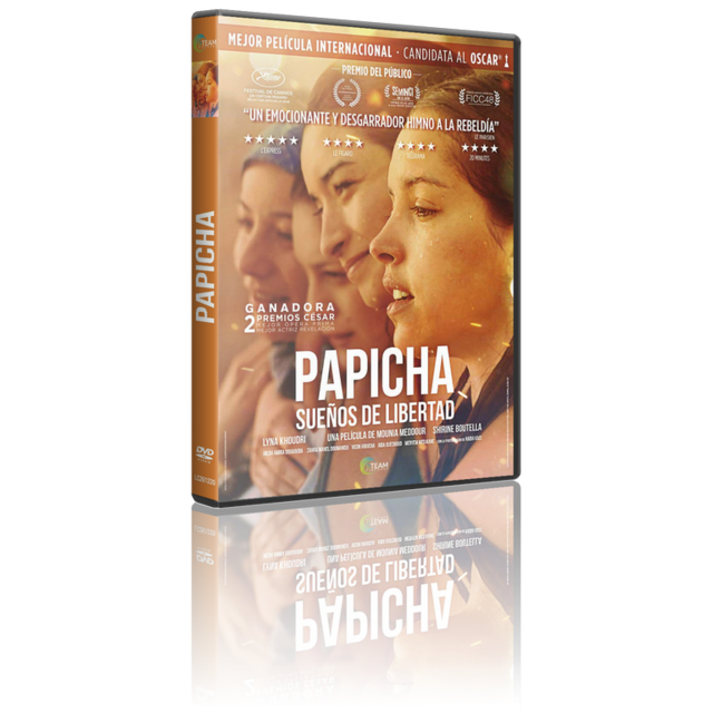 Portada - Papicha, Sueños de Libertad [Estreno 2021] [DVD9Full] [Pal] [Cast/Árab] [Sub:Cast] [Drama] [2019]