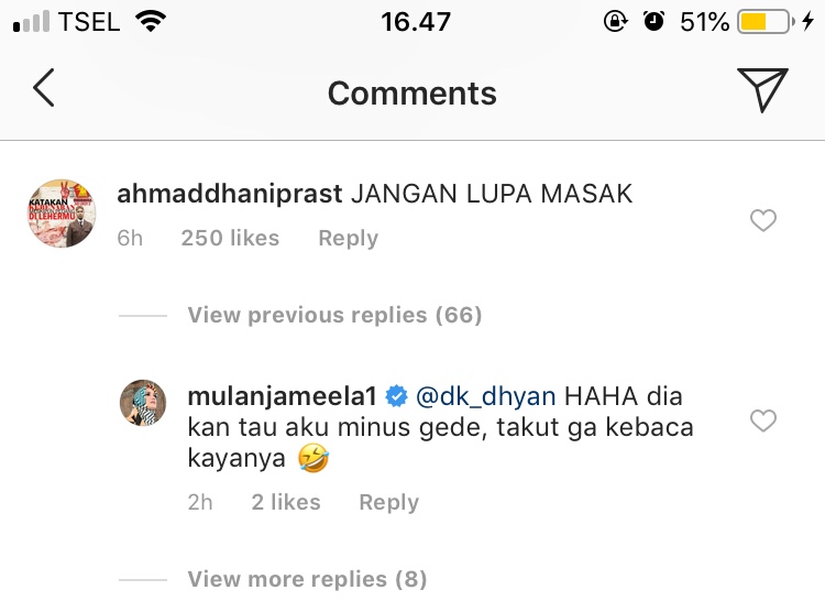 Komentar Ahmad Dhani