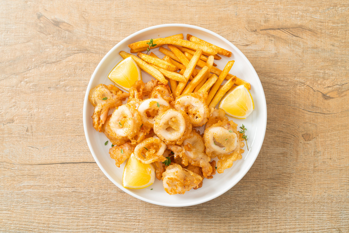 Plato combinado de calamares