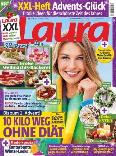 Cover: Laura Frauenzeitschrift Xxl No 43 vom 19  Oktober 2022