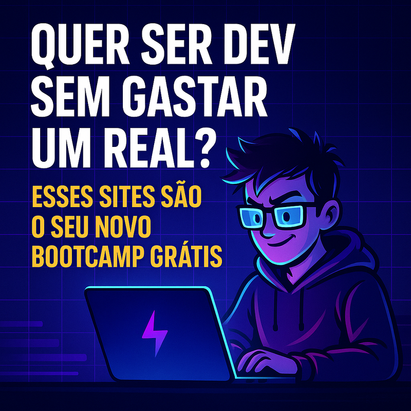 Quer Ser Dev Sem Gastar Um Real? Esses Sites São o Seu Novo Bootcamp Grátis