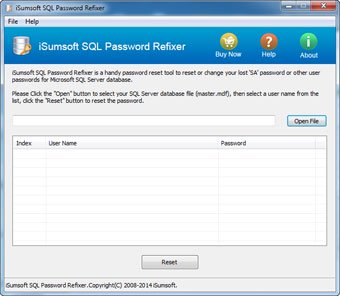 iSumsoft SQL Password Refixer 3.1.1.0