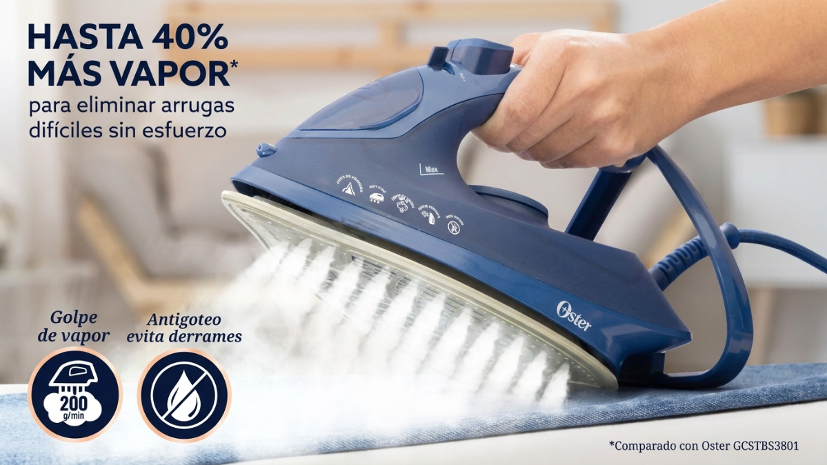 Plancha a Vapor Oster M/GCSTAC7401 AEROGLIDE PLUS